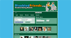 Desktop Screenshot of disabledfriends.org