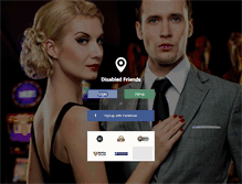Tablet Screenshot of disabledfriends.org
